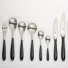 Windsor cream and black handled dishwasher safe cutlery - Image 5